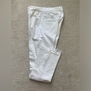 Mother denim. Size 27. The Hustler ankle fray